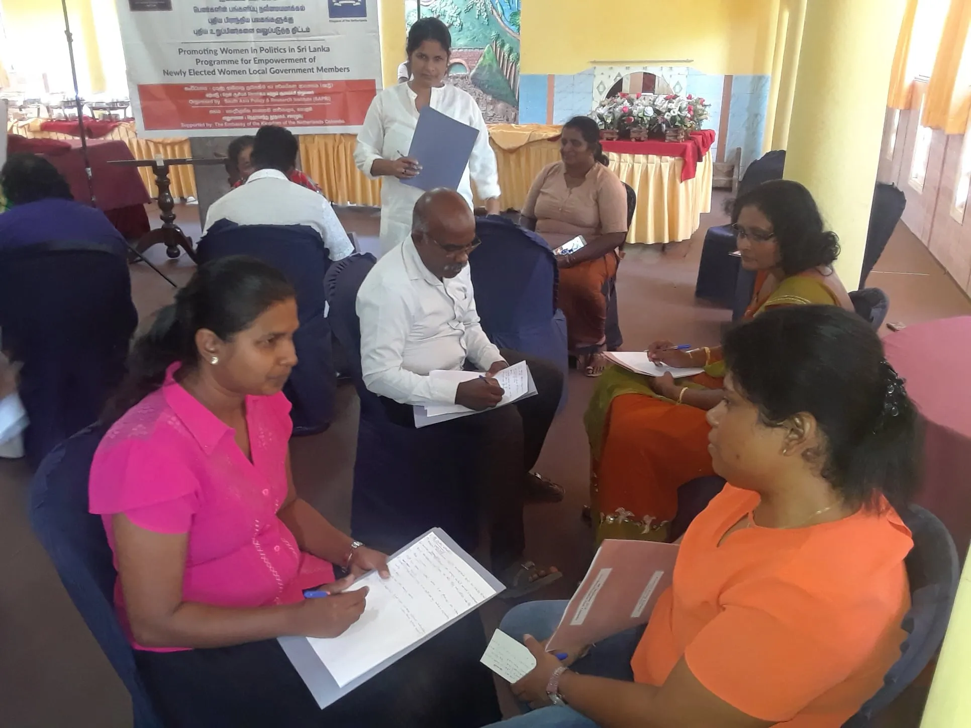 Participants engaged in workshop activities