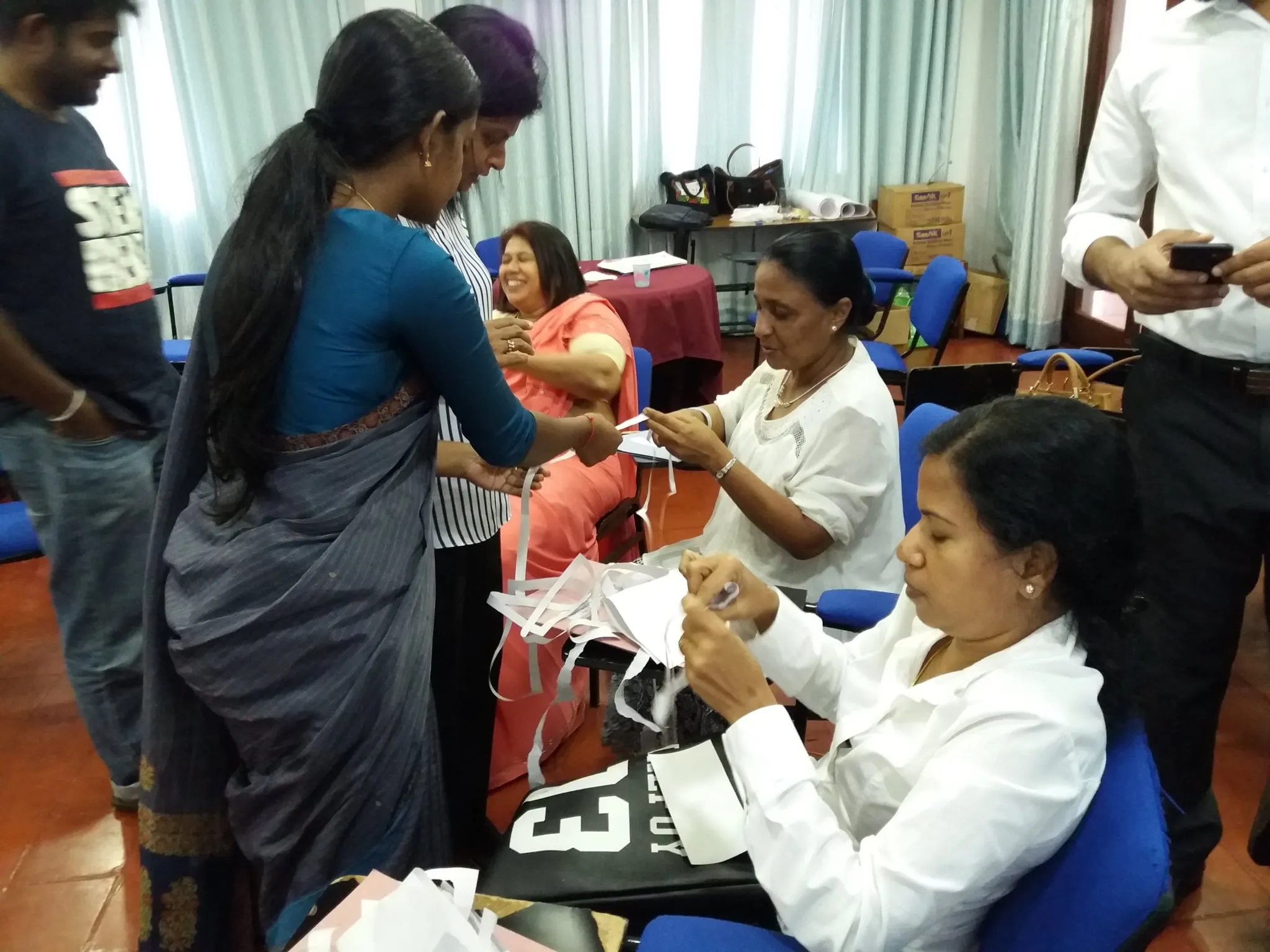 Workshop participants with facilitators
