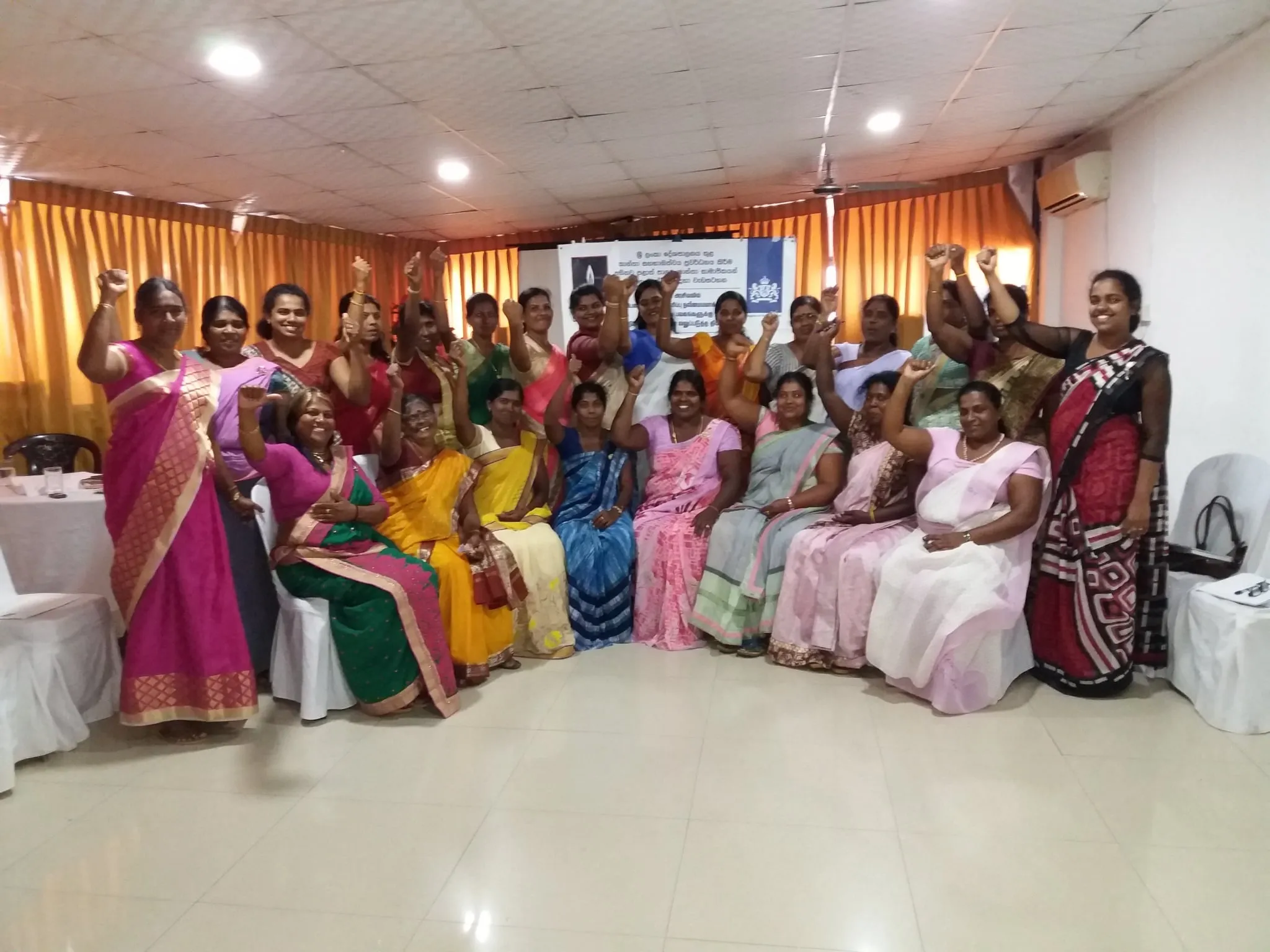 Women councillors participating in workshop