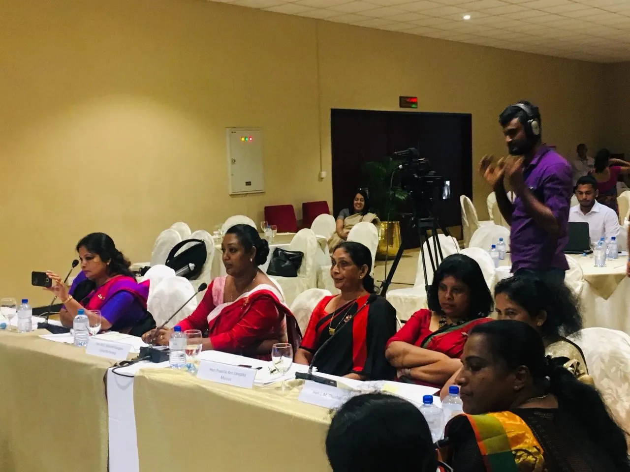 Participants at the closing event