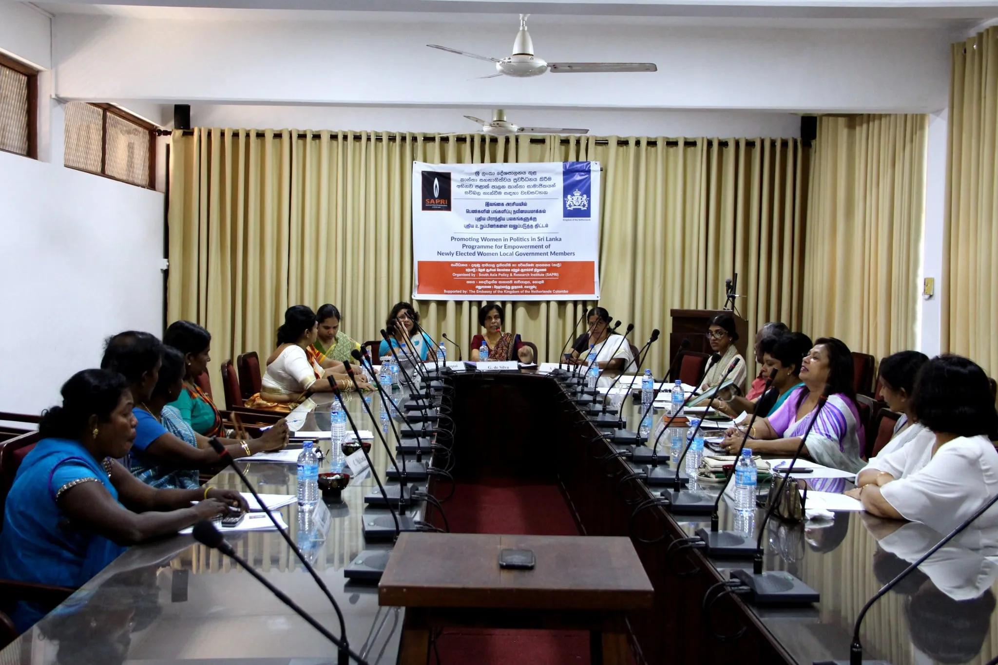 Program inauguration with participants
